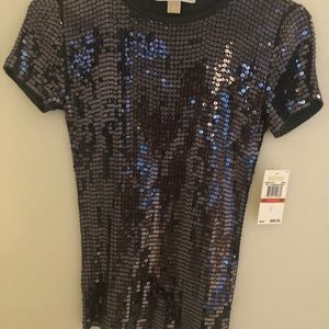 Michael Korda Sequin Top